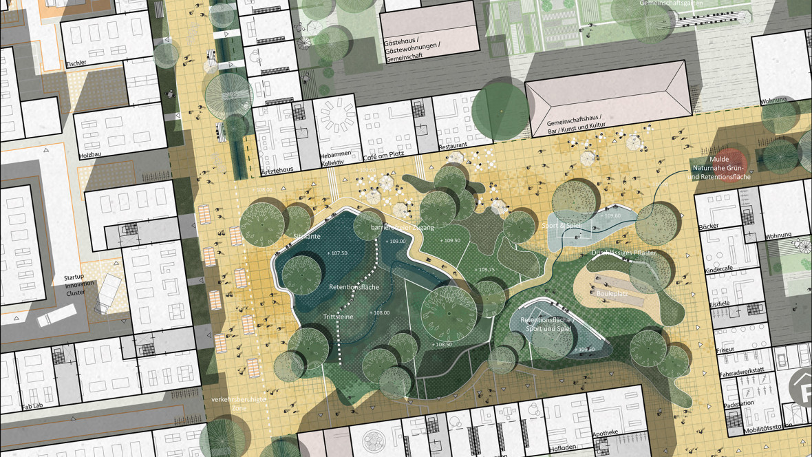 3rd prize in competition for Dempsey Barracks in Paderborn