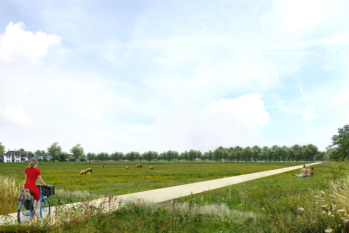 1395.00 bulkenaar 2vo landschap kamer