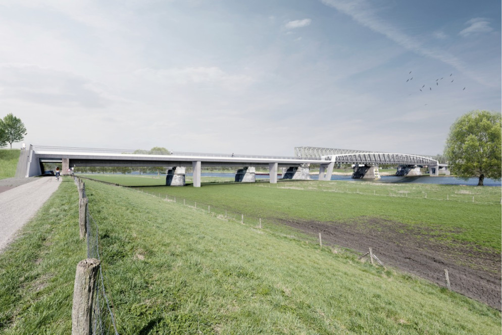 Fietsbrug Cuijk-Mook