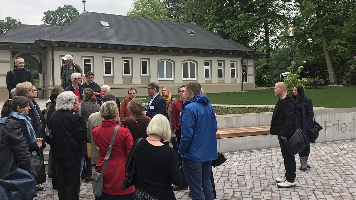 New main entrance parkcemetery opened, Ohlsdorf Hamburg