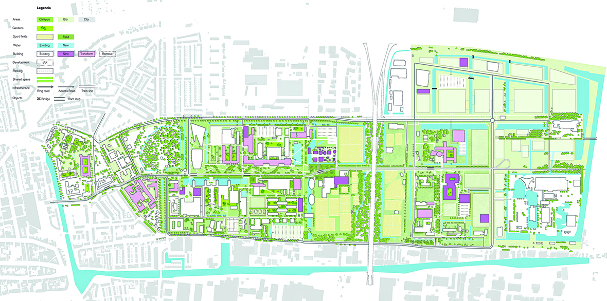 Tu Delft Campus Map