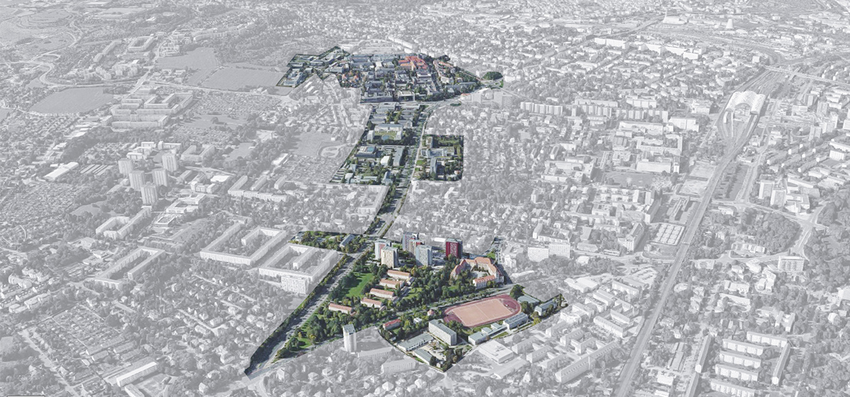 Selected For The Masterplan For Public Space Of The Tu Dresden In